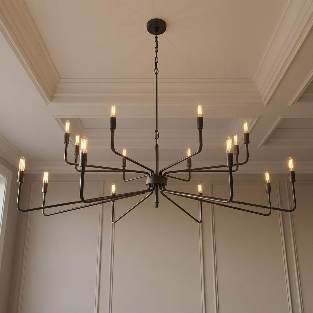 Savoy House - 1-6402-16-190 - 16 Light Chandelier - Salem - Forged Iron