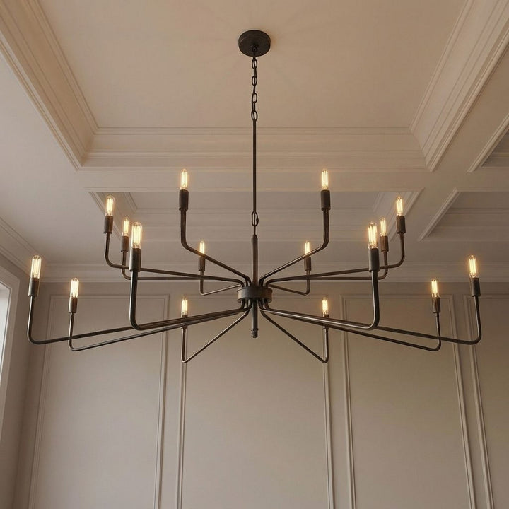 Savoy House - 1-6402-16-190 - 16 Light Chandelier - Salem - Forged Iron