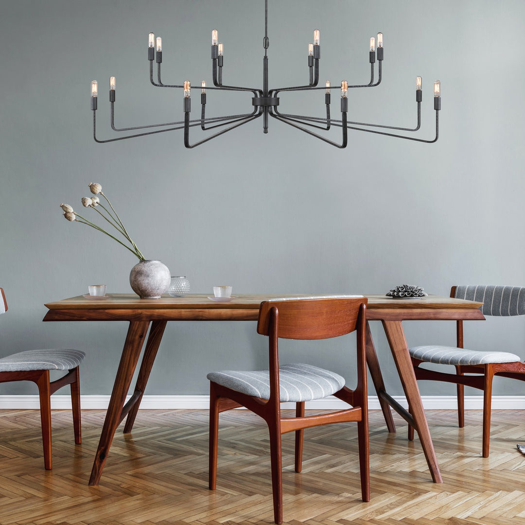 Savoy House - 1-6402-16-190 - 16 Light Chandelier - Salem - Forged Iron