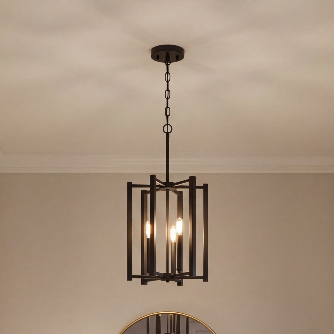 Savoy House - 3-7700-3-89 - Three Light Pendant - Benson - Matte Black