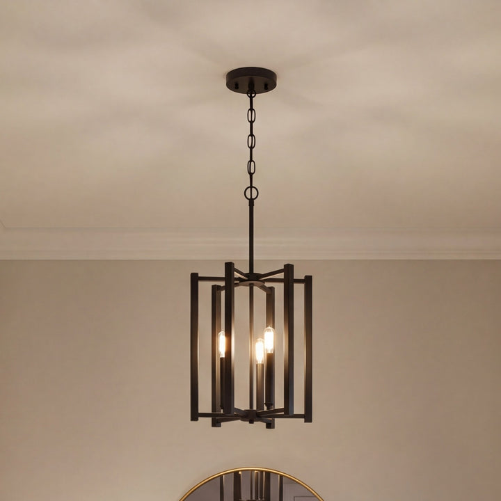 Savoy House - 3-7700-3-89 - Three Light Pendant - Benson - Matte Black