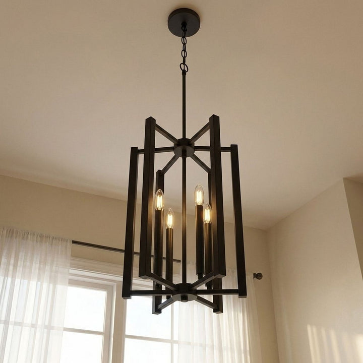 Savoy House - 3-7701-5-89 - Five Light Pendant - Benson - Matte Black