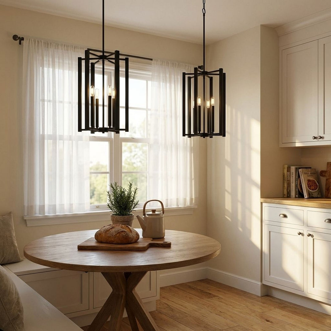 Savoy House - 3-7701-5-89 - Five Light Pendant - Benson - Matte Black