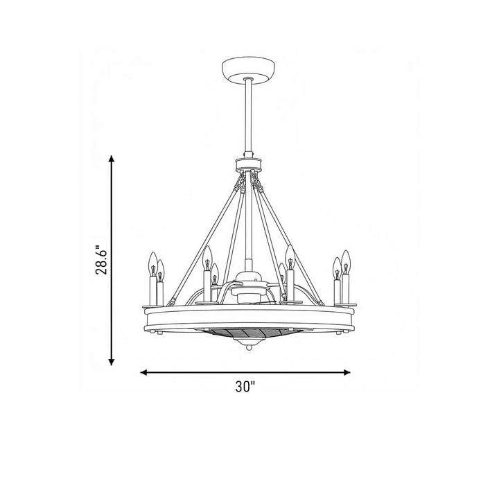 Savoy House - 39-FD-124-89 - LED Fan D'Lier - Lyon - Matte Black