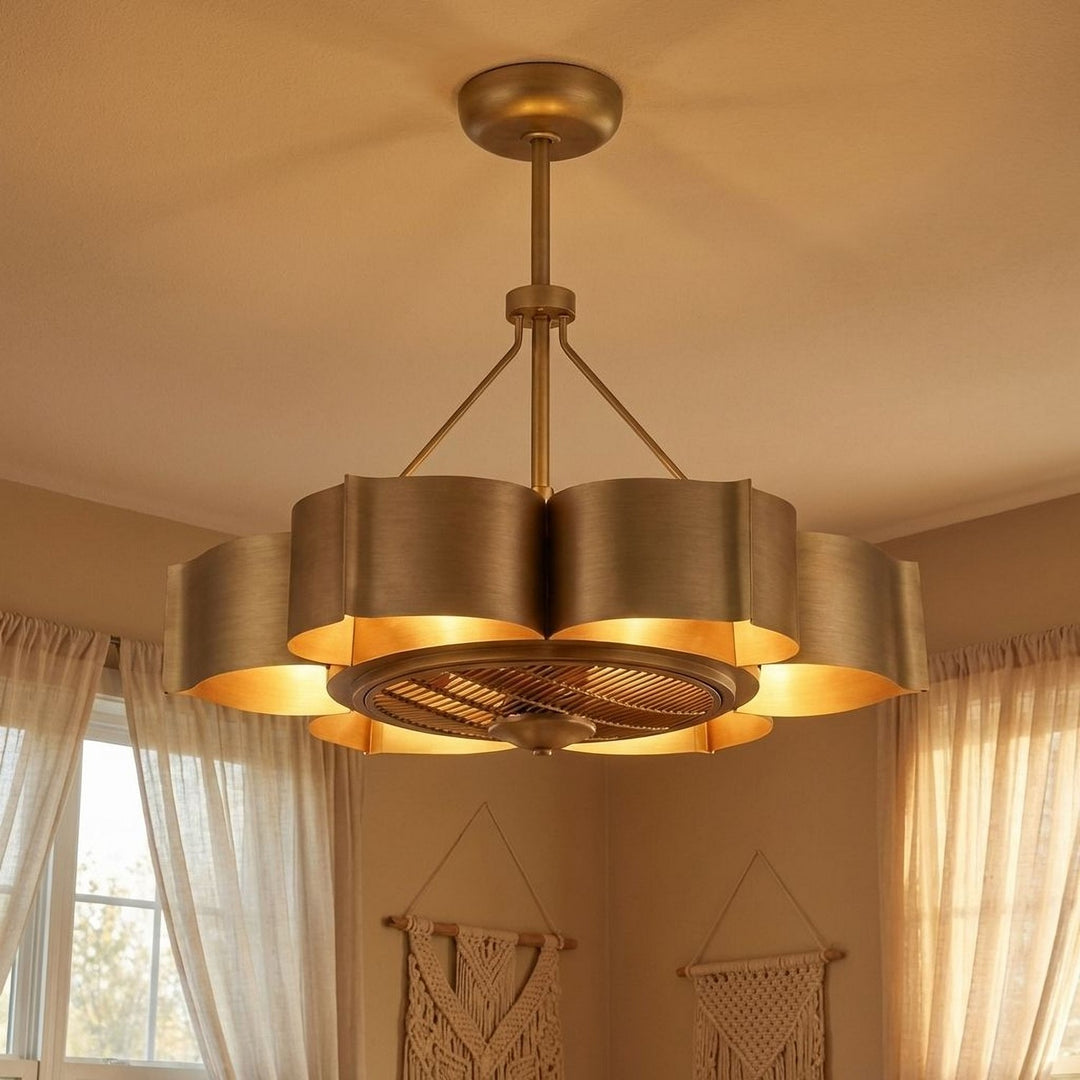 Savoy House - 39-FD-125-54 - LED Fan D'Lier - Stockholm - Gold Patina