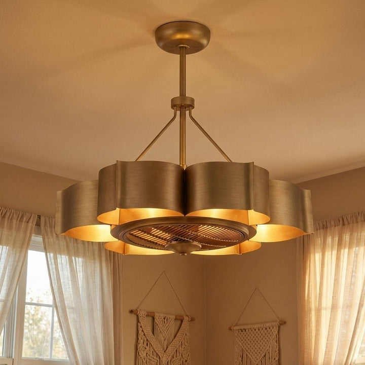 Savoy House - 39-FD-125-54 - LED Fan D'Lier - Stockholm - Gold Patina