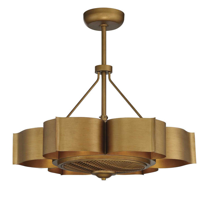 Savoy House - 39-FD-125-54 - LED Fan D'Lier - Stockholm - Gold Patina