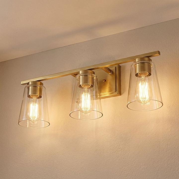 Savoy House - 8-1020-3-322 - Three Light Bath Bar - Calhoun - Warm Brass