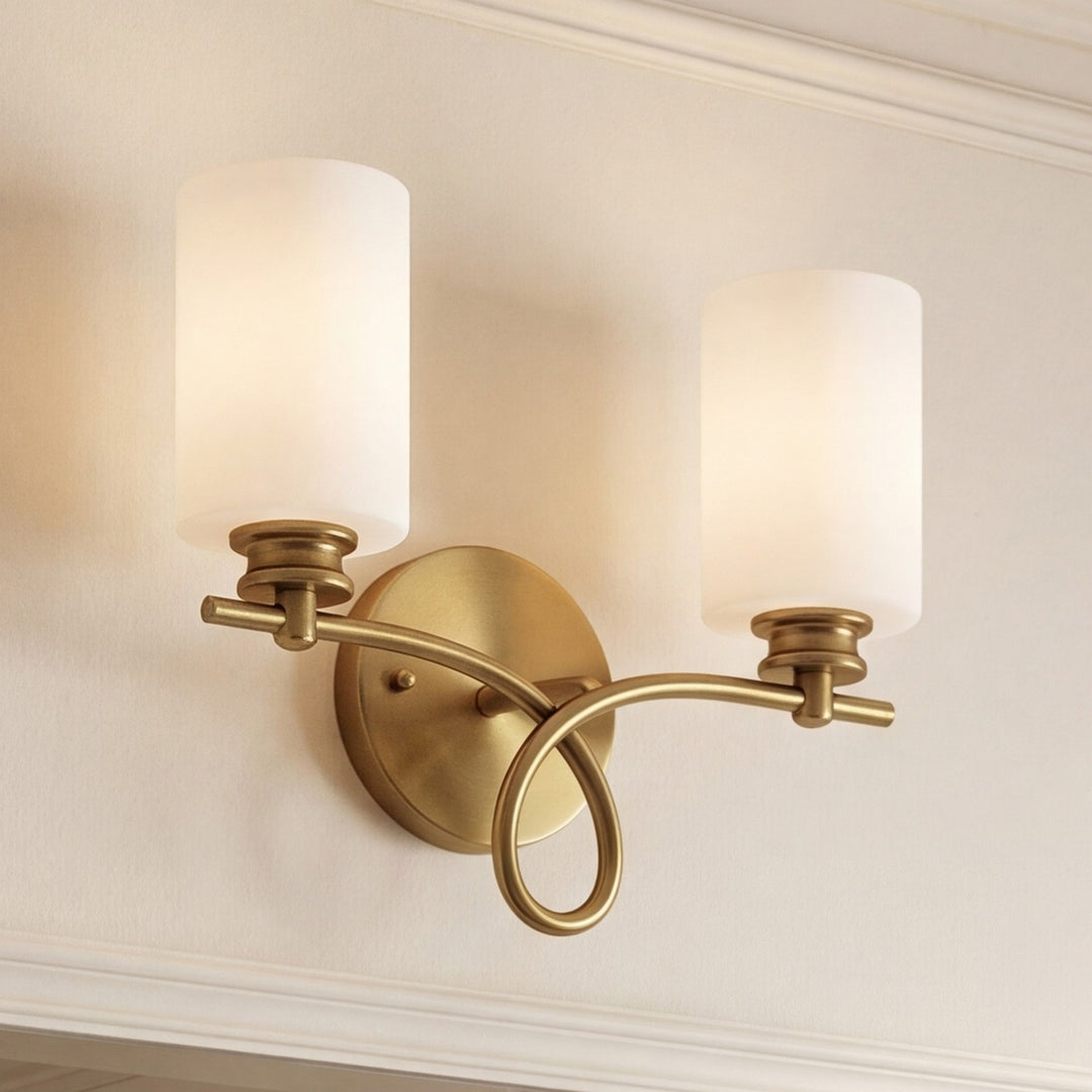 Savoy House - 8-530-2-322 - Two Light Bath Bar - Woodbury - Warm Brass