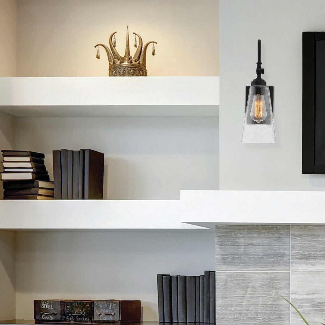 Savoy House - 9-108-1-89 - One Light Wall Sconce - York - Matte Black