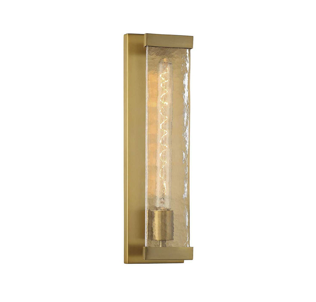 Alberta One Light Wall Sconce in Warm Brass Savoy House