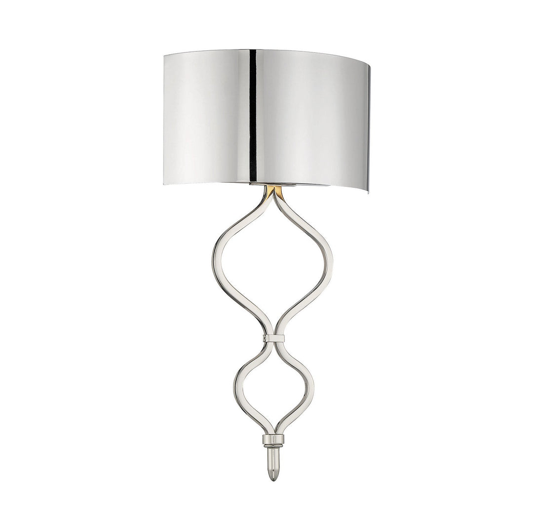 Como LED Wall Sconce in Polished Nickel Savoy House
