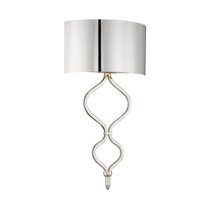 Como LED Wall Sconce in Polished Nickel Savoy House