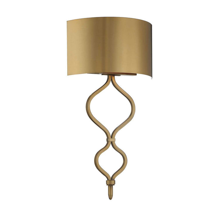 Como LED Wall Sconce in Warm Brass Savoy House