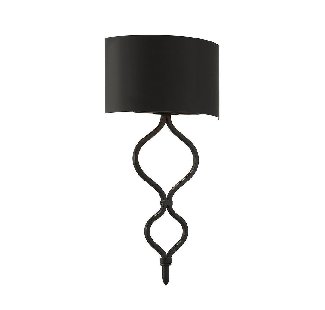 Como LED Wall Sconce in Matte Black Savoy House