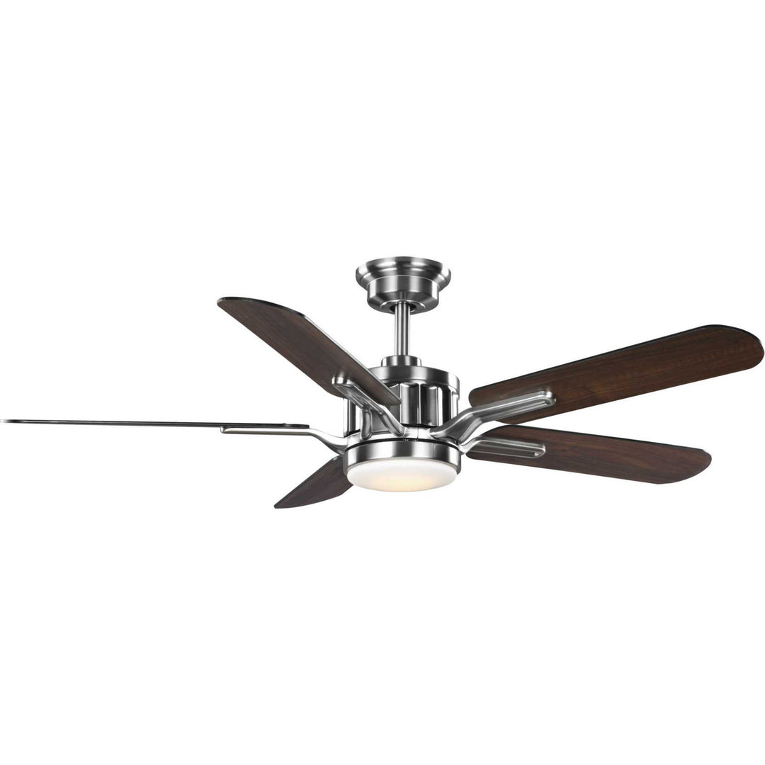 Claret 54"Ceiling Fan in Brushed Nickel - available from The Lighting Shoppe, trusted by Canadian homeowners