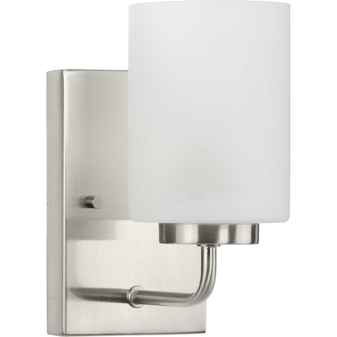 Merry One Light Bath Bracket in Brushed Nickel - available from The Lighting Shoppe, trusted by Canadian homeowners