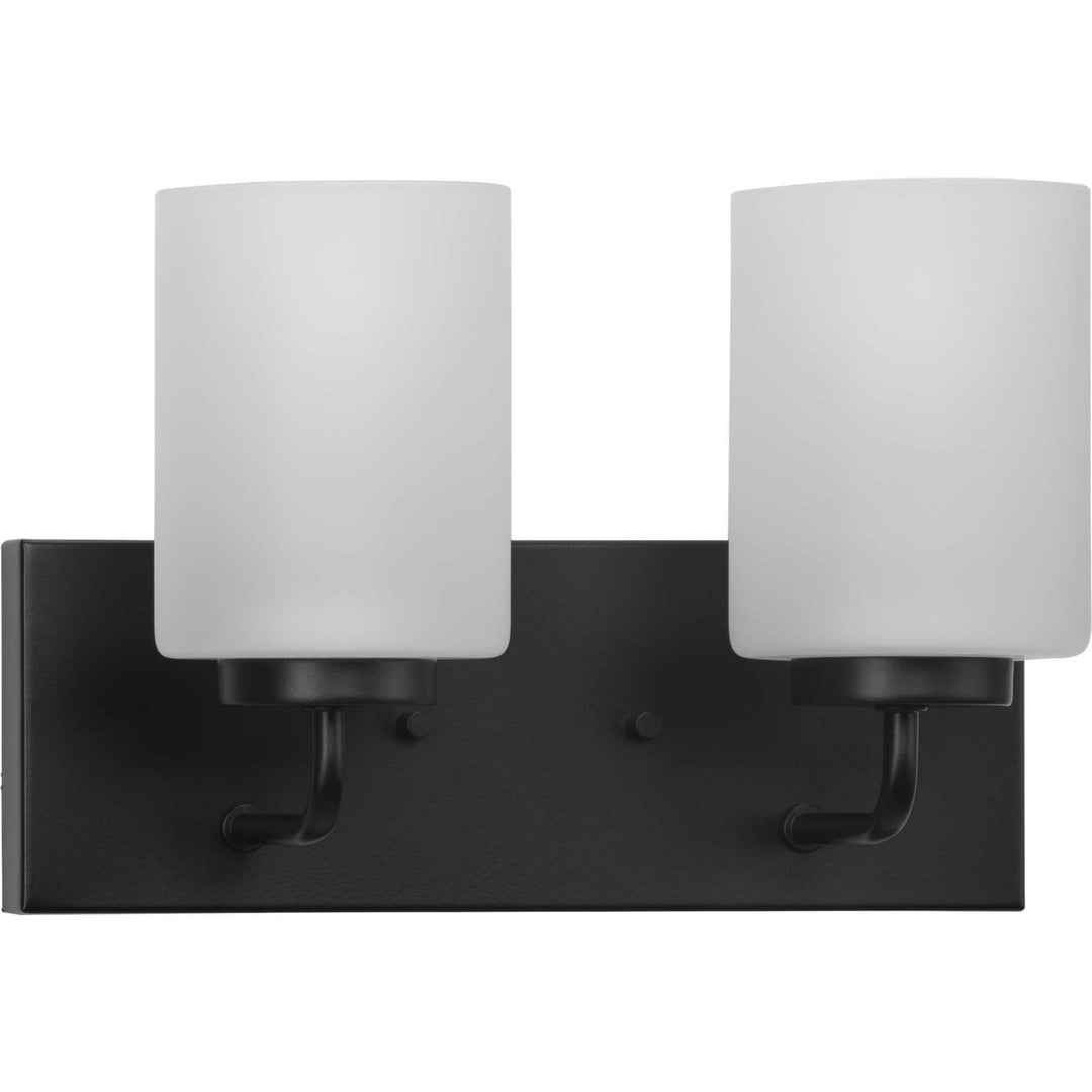 Merry Two Light Bath Bracket in Matte Black - available from The Lighting Shoppe, trusted by Canadian homeowners
