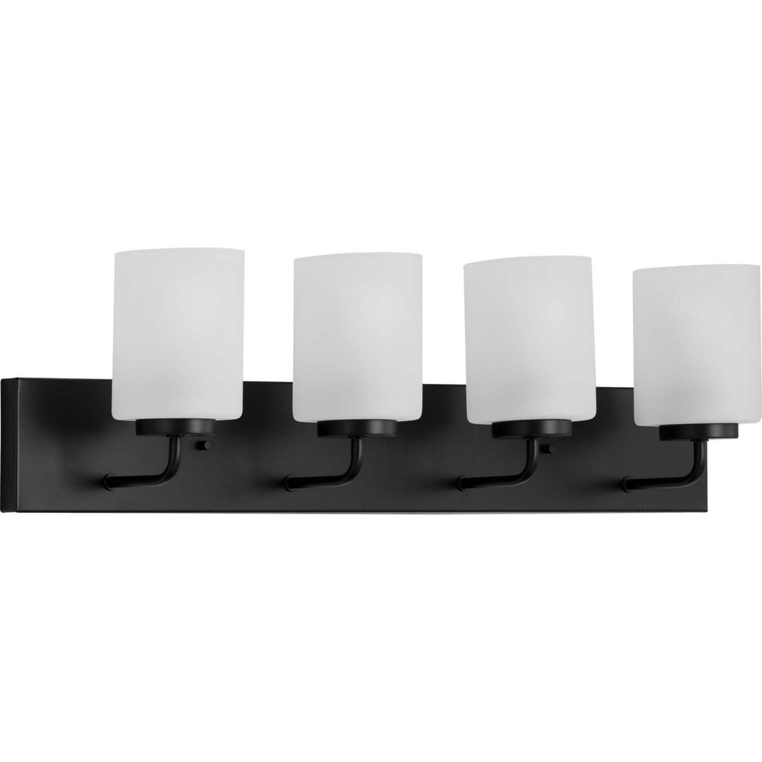 Merry Four Light Bath Bracket in Matte Black - available from The Lighting Shoppe, trusted by Canadian homeowners