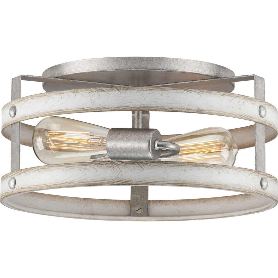 Progress Canada - P350169-141 - Two Light Flush Mount - Gulliver - Galvanized