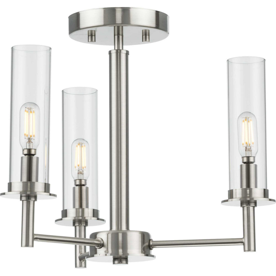 Progress Canada - P400250-009 - Three Light Chandeler - Kellwyn - Brushed Nickel