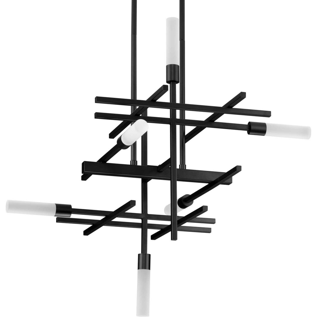 Progress Canada - P400264-031-30 - LED Chandelier - Quadrant LED - Matte Black