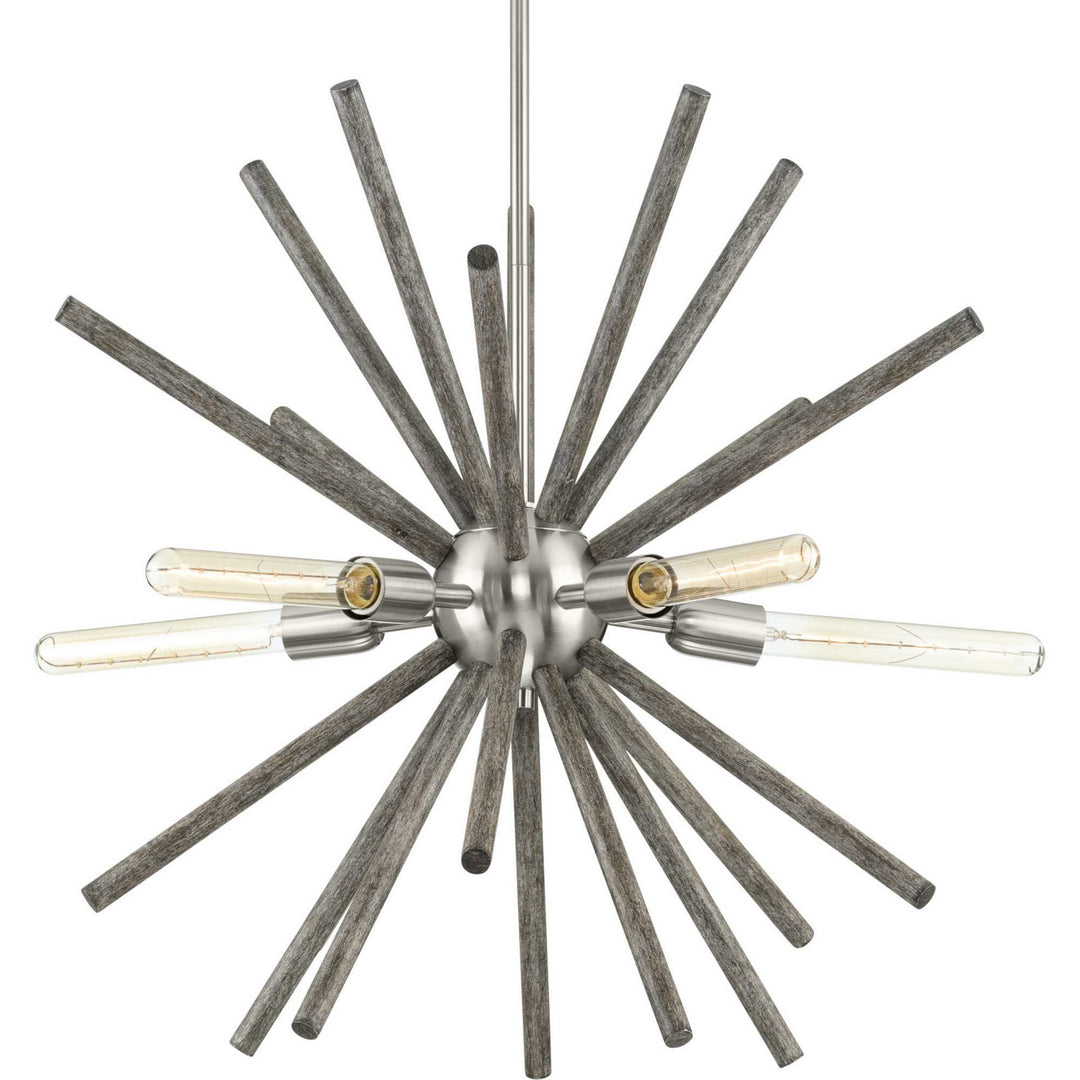 Progress Canada - P400270-009 - Five Light Chandelier - Thorpe - Brushed Nickel