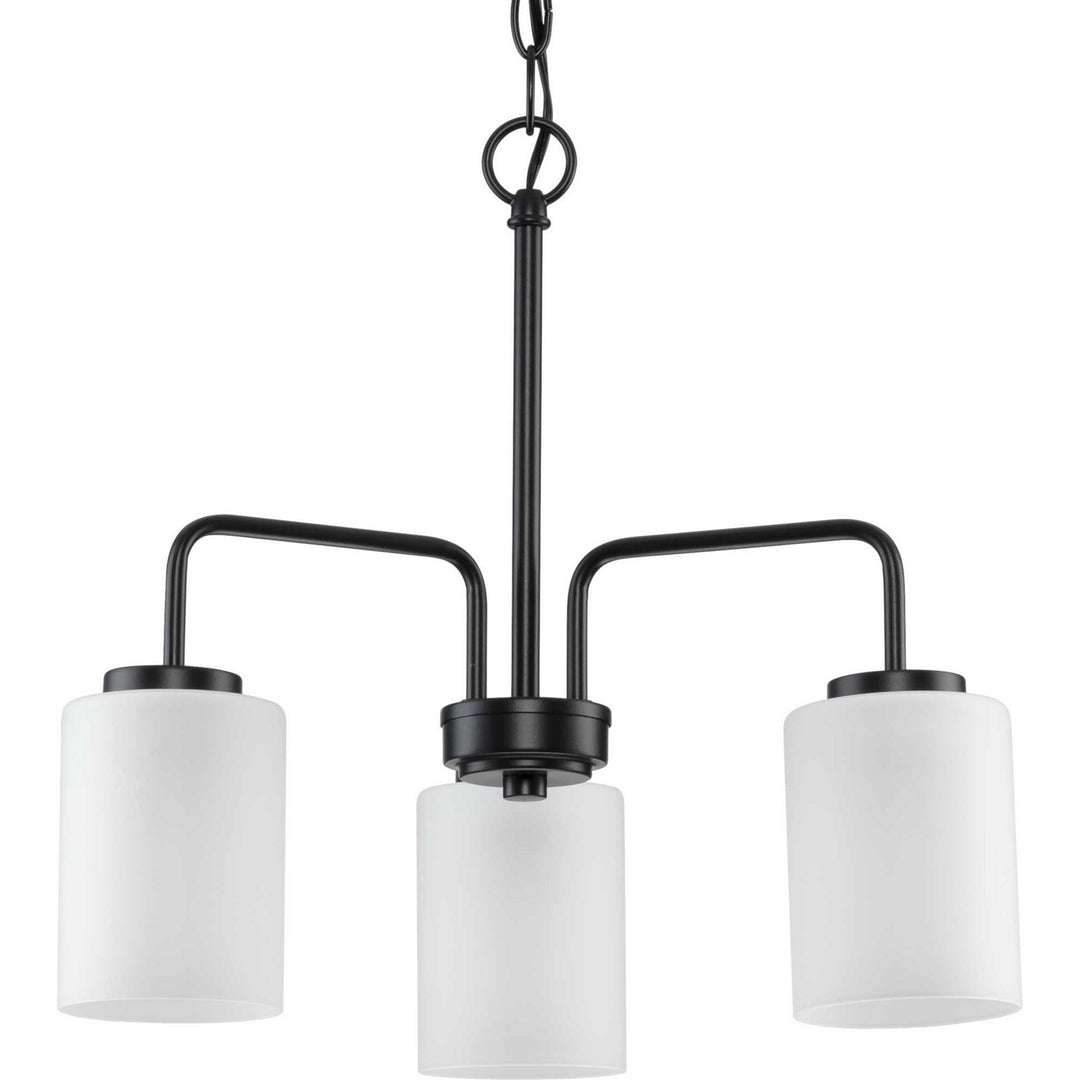 Merry Three Light Chandelier in Matte Black - available from The Lighting Shoppe, trusted by Canadian homeowners