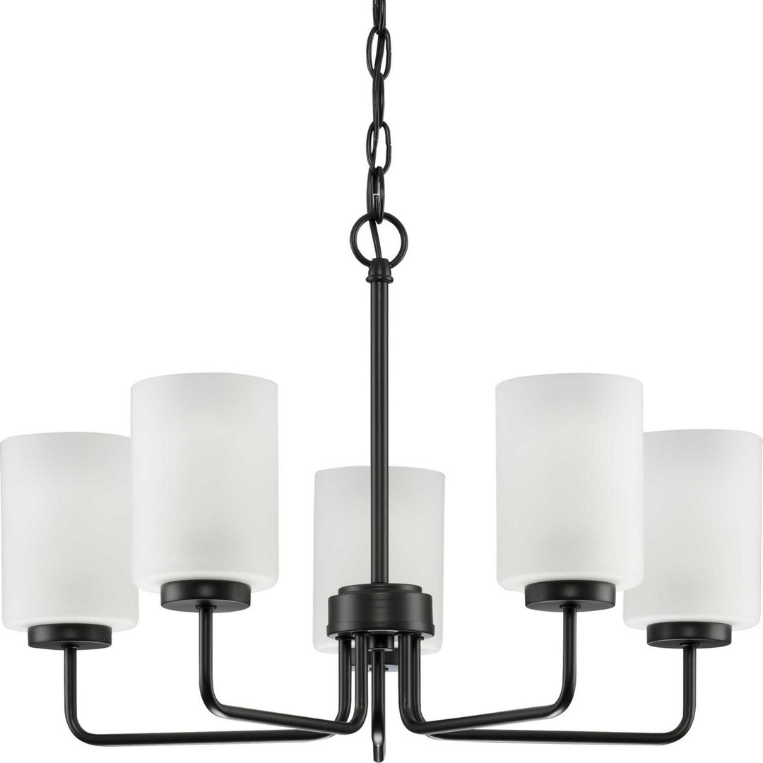 Progress Canada - P400275-031 - Five Light Chandelier - Merry - Matte Black