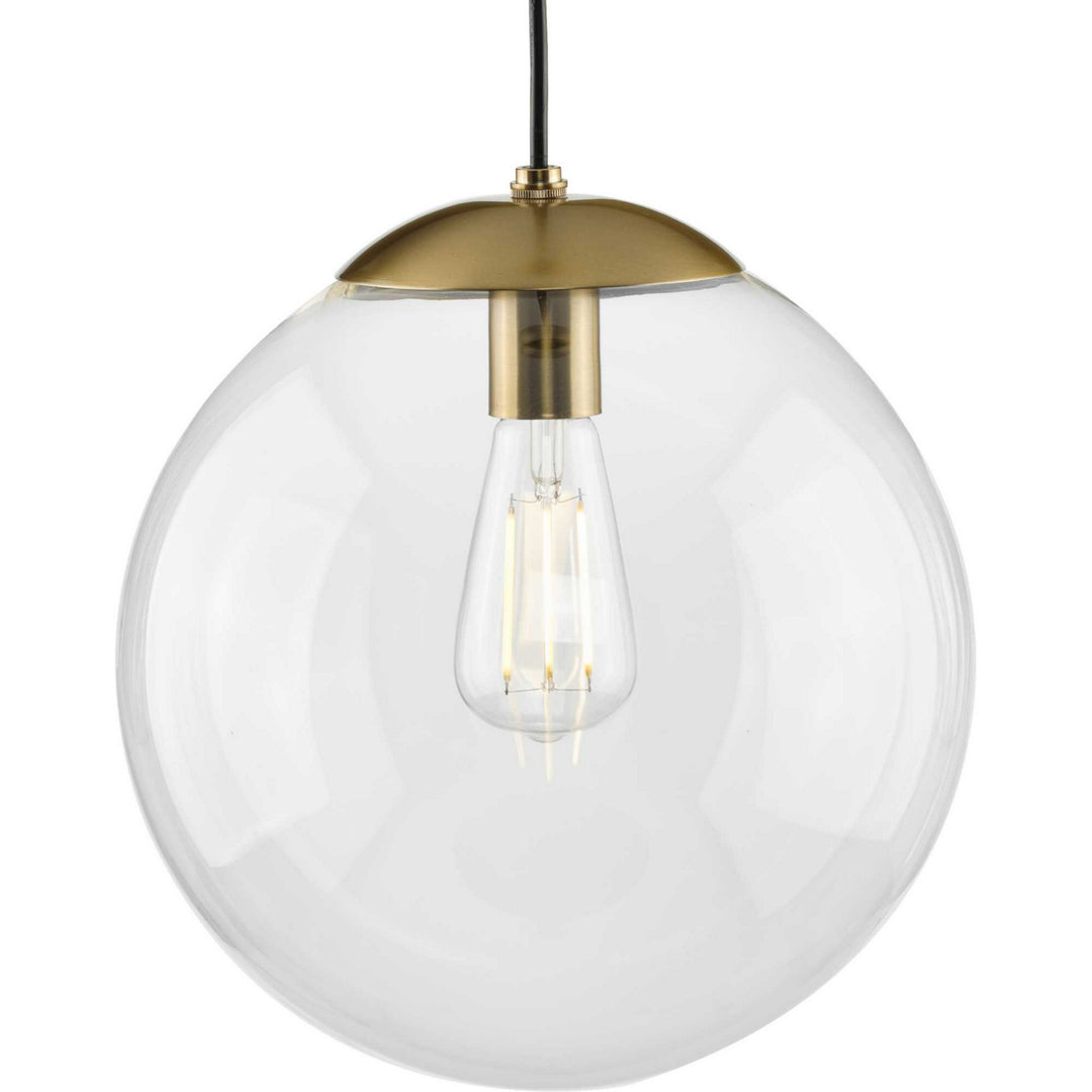Atwell One Light Pendant in Brushed Bronze - available from The Lighting Shoppe, trusted by Canadian homeowners