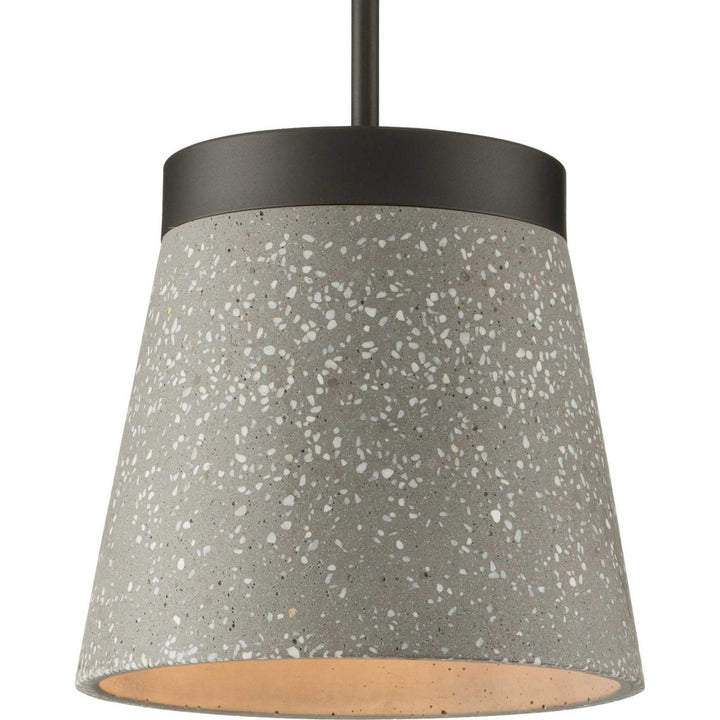 Progress Canada - P500313-143 - One Light Pendant - Terrazzo - Graphite