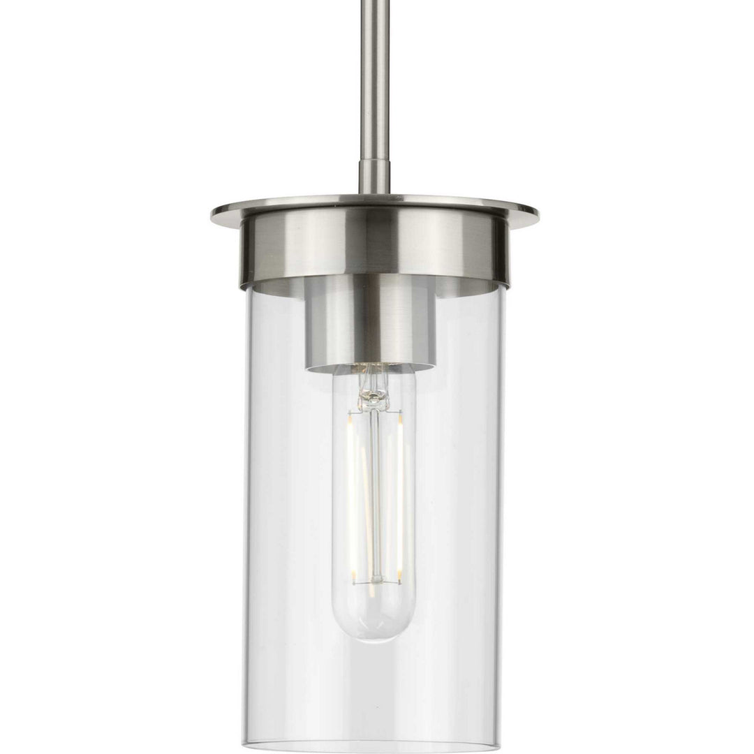 Kellwyn One Light Pendant in Brushed Nickel - available from The Lighting Shoppe, trusted by Canadian homeowners