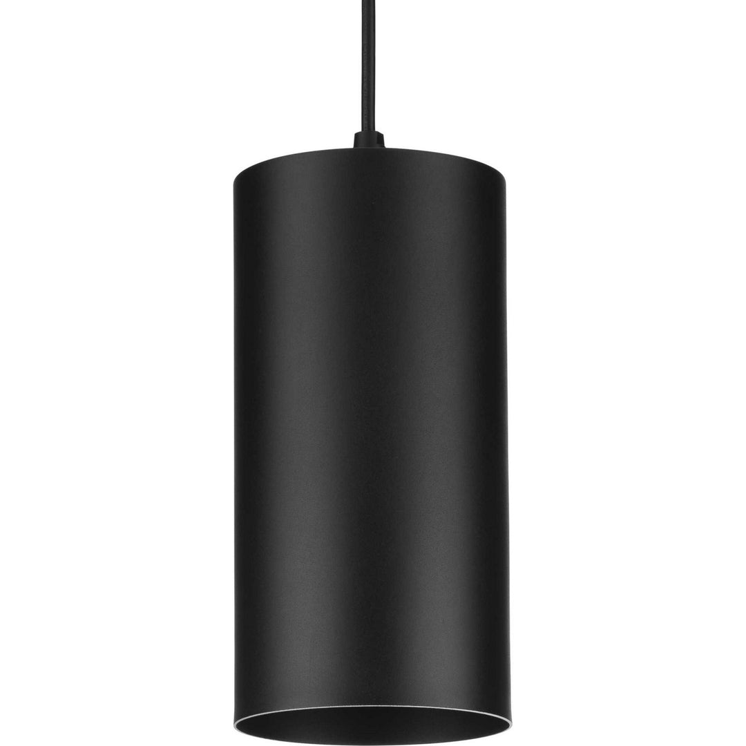 6IN CYL RNDS One Light Pendant in Matte Black - available from The Lighting Shoppe, trusted by Canadian homeowners