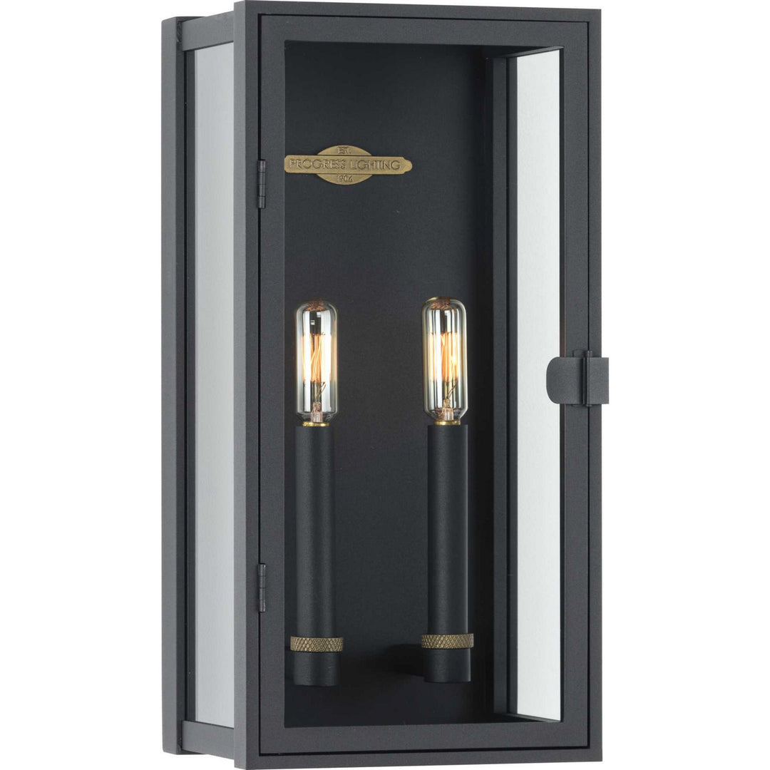 Progress Canada - P560268-031 - Two Light Wall Lantern - Stature - Textured Black