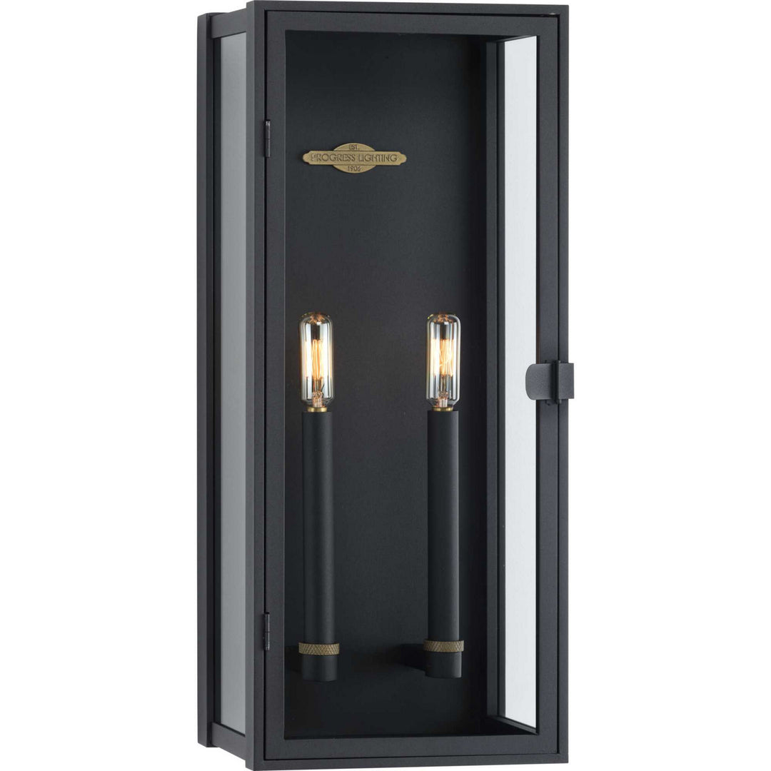Progress Canada - P560269-031 - Two Light Wall Lantern - Stature - Textured Black