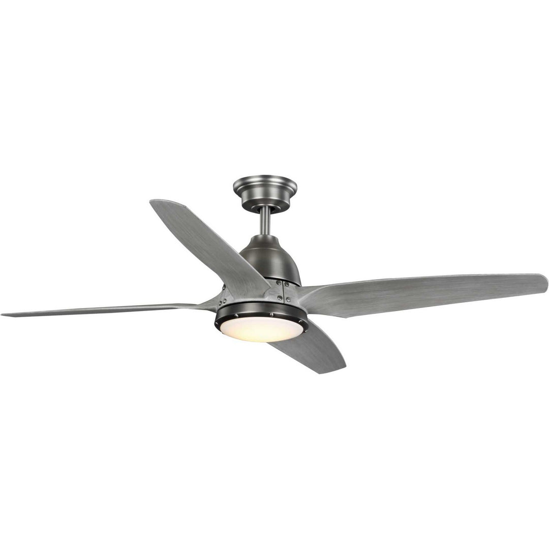 Alleron 56"Ceiling Fan in Antique Nickel - available from The Lighting Shoppe, trusted by Canadian homeowners