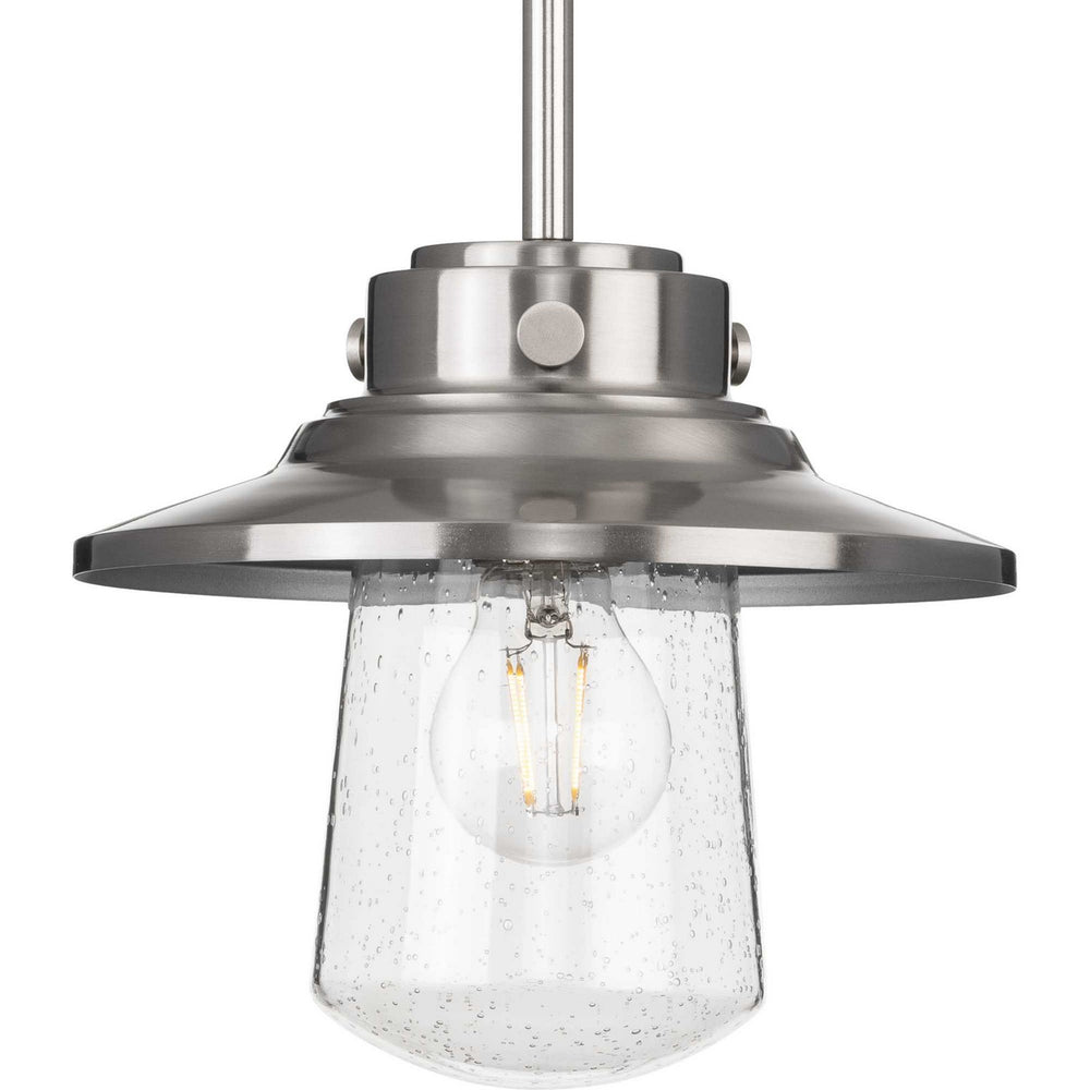 Tremont One Light Hanging Lantern in Stainless Steel - available from The Lighting Shoppe, trusted by Canadian homeowners