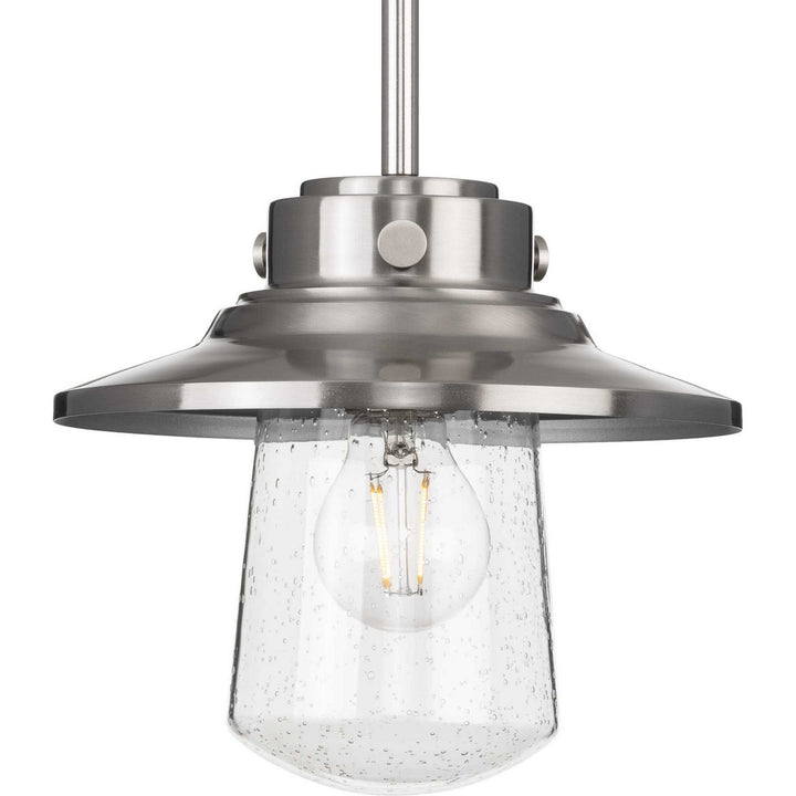 Tremont One Light Hanging Lantern in Stainless Steel - available from The Lighting Shoppe, trusted by Canadian homeowners