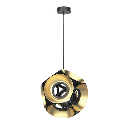 Magellan LED Chandelier in Black/Gold - available from The Lighting Shoppe, trusted by Canadian homeowners
