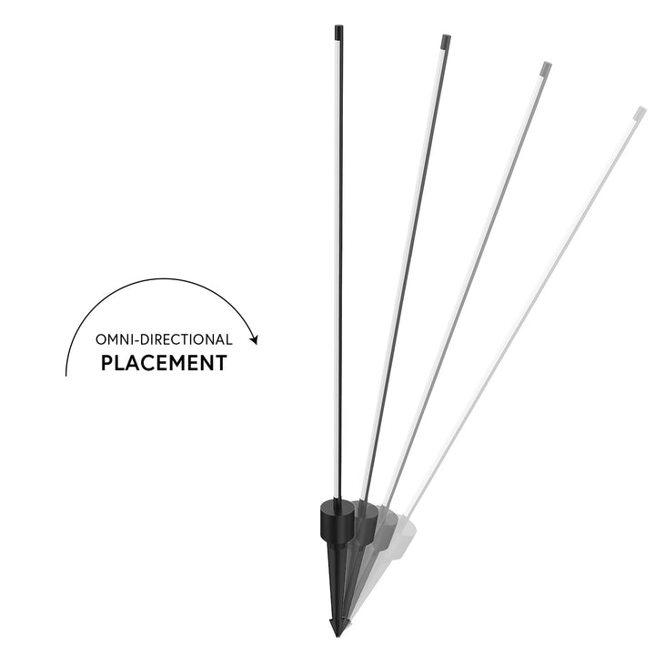 Kuzco Canada - EG26730-BK - LED Garden Light - Dorian - Black