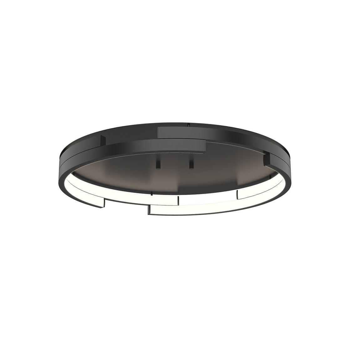 Anello Minor LED Flush Mount in Black - available from The Lighting Shoppe, trusted by Canadian homeowners