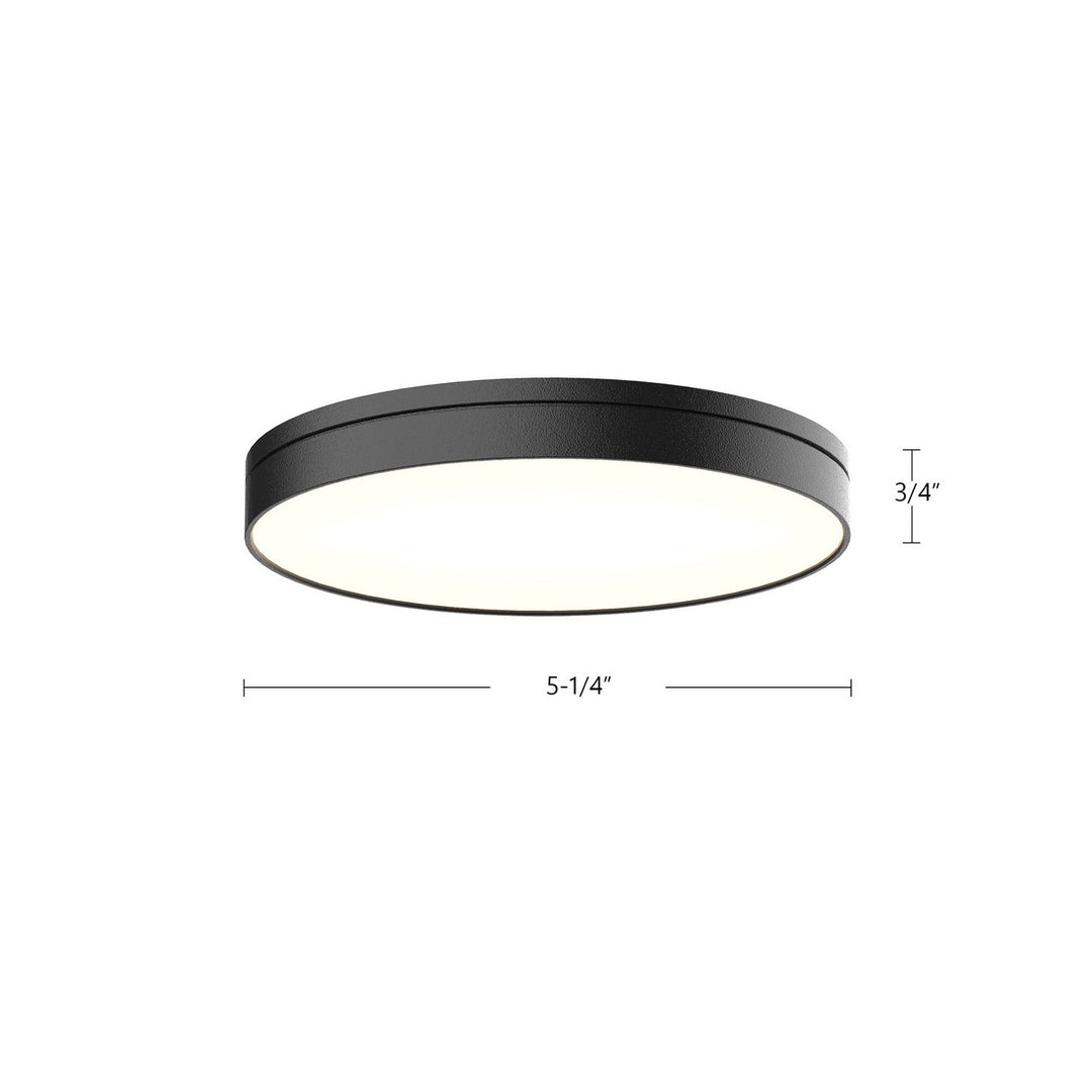 Kuzco Canada - FM72205-BK - LED Flush Mount - Novel - Black