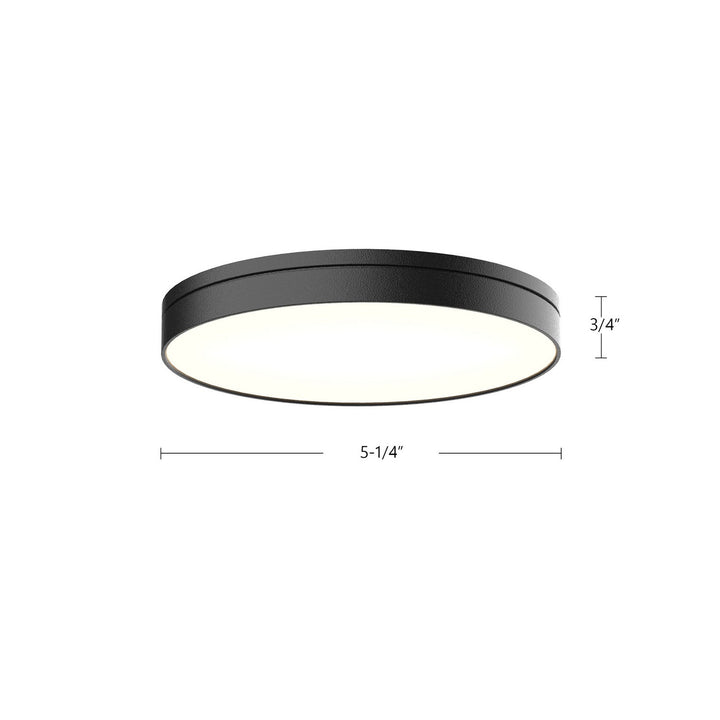 Kuzco Canada - FM72205-BK - LED Flush Mount - Novel - Black