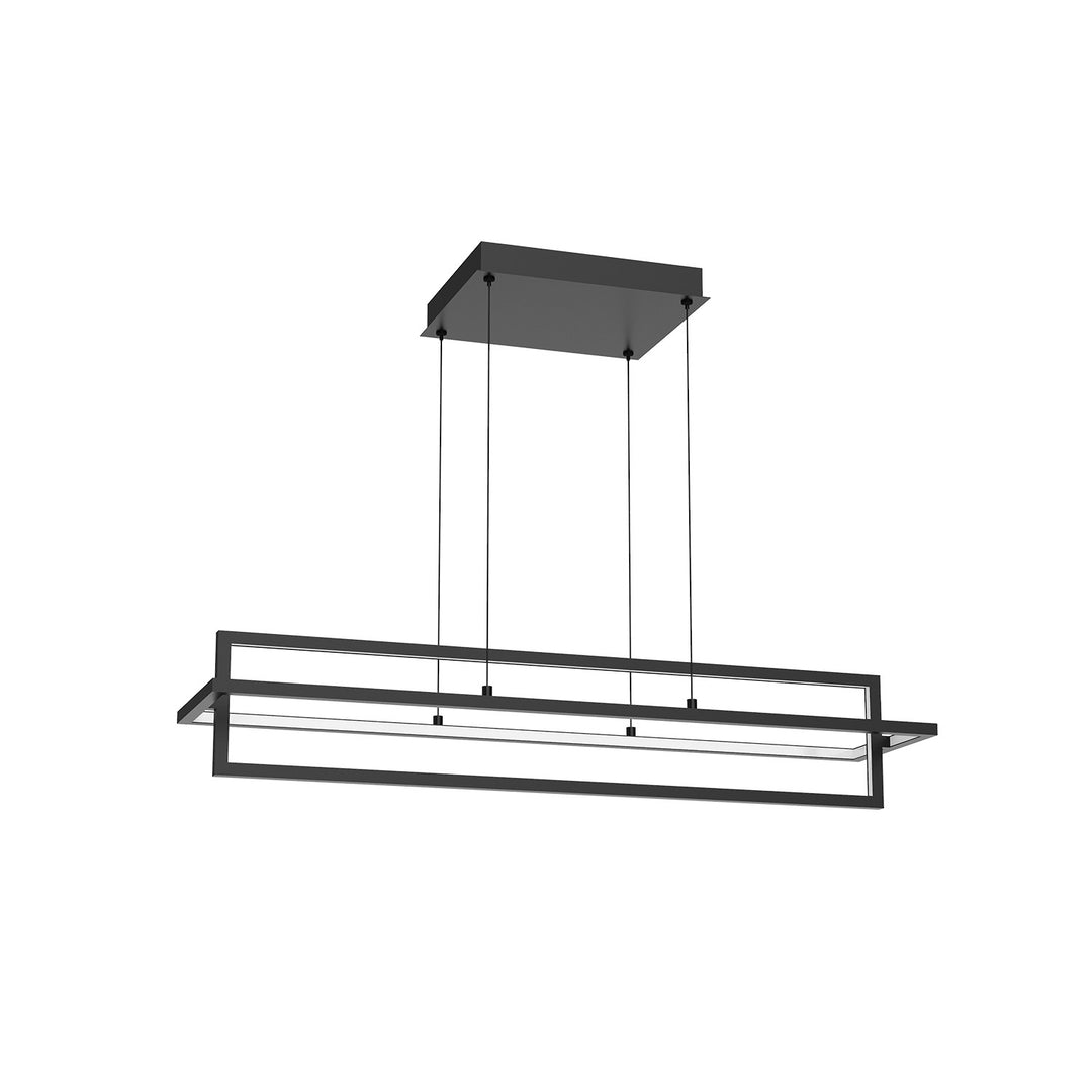 Mondrian LED Island Pendant in Black - available from The Lighting Shoppe, trusted by Canadian homeowners