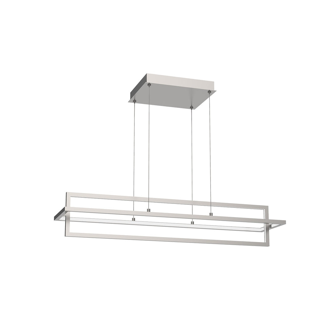 Kuzco Canada - LP16236-BN - LED Island Pendant - Mondrian - Brushed Nickel