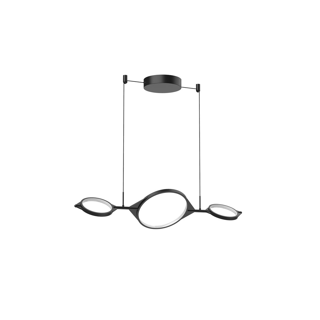 Serif LED Island Pendant in Black - available from The Lighting Shoppe, trusted by Canadian homeowners
