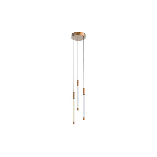 Motif LED Pendant in Brushed Gold - available from The Lighting Shoppe, trusted by Canadian homeowners