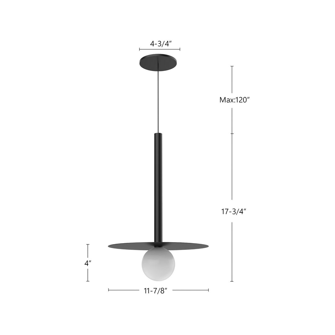 Kuzco Canada - PD15519-BK - LED Pendant - Elixir - Black