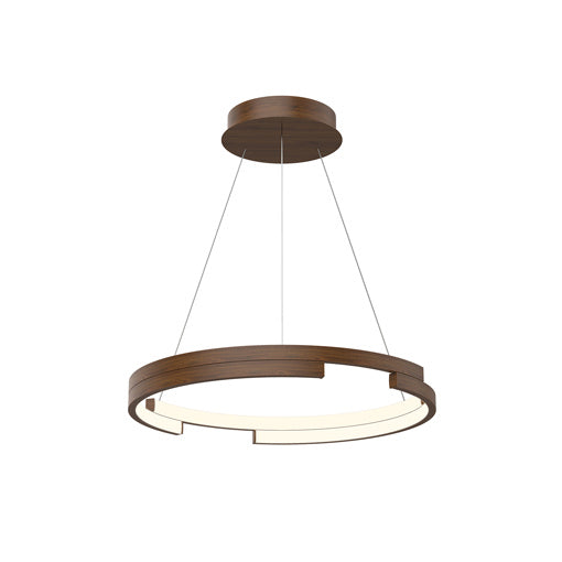 Anello Minor LED Pendant in Walnut - available from The Lighting Shoppe, trusted by Canadian homeowners