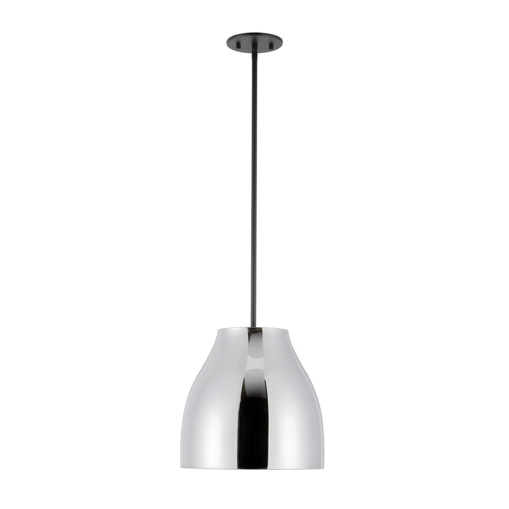 Kuzco Canada - PD62012-BK/CH - LED Pendant - Trinity - Black/Chrome